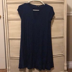Blue shift dress